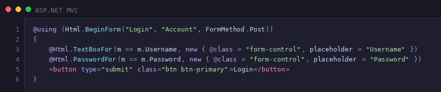Code example 6